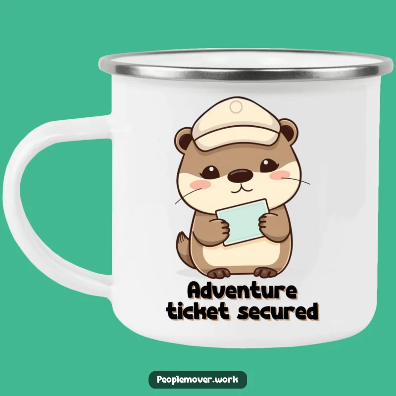 Funny Otter Camping Mug - Relaxed Traveler's Humor