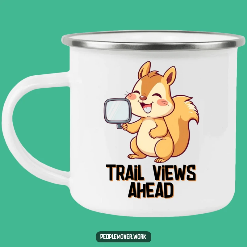 Funny Squirrel Driving Camping Mug - Energetic Road Trip Fuel