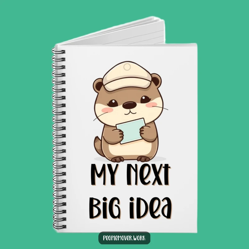 Funny Otter Ticket Notebook - Journal Your Journeys with Calm