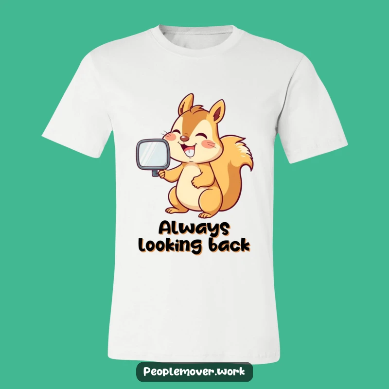 Funny Squirrel Road Trip T-Shirt - Energetic Driver Humor Tee